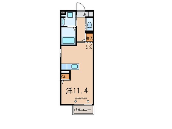 ベルツリーⅡの物件間取画像